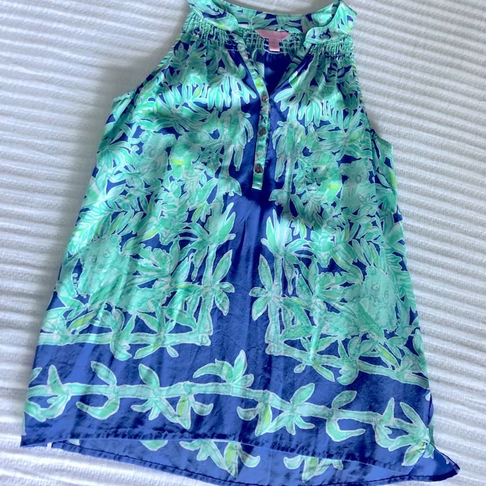 Lilly Pulitzer high neck tank top